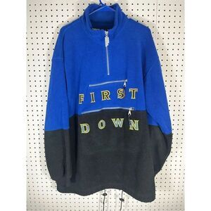 Vintage First Down pullover fleece sweatshirt